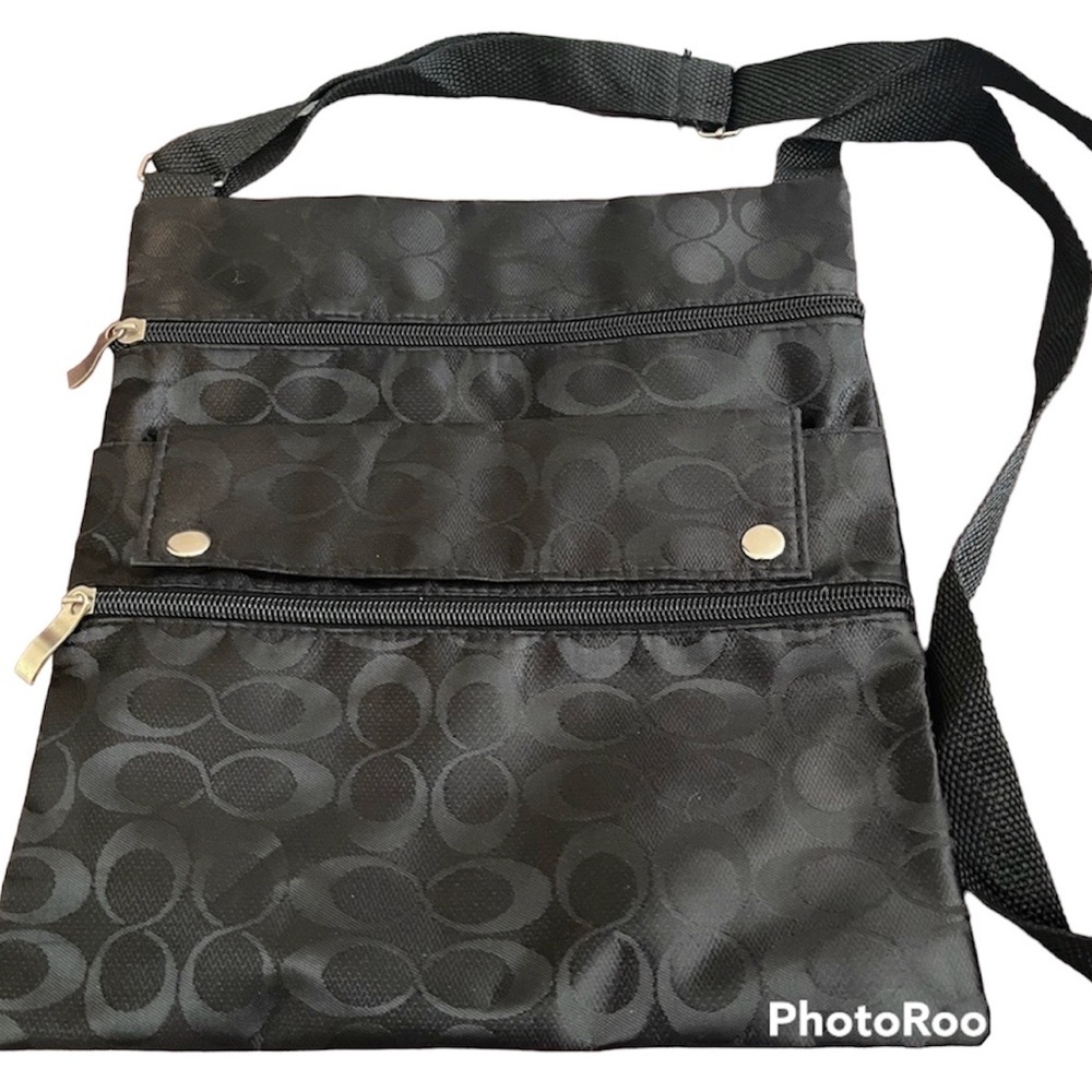 Infinity symbol adjustable crossbody purse